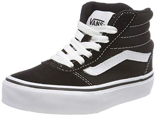 Vans Ward Hi Classic Suede/canvas Zapatillas altas Unisex Niños, Negro