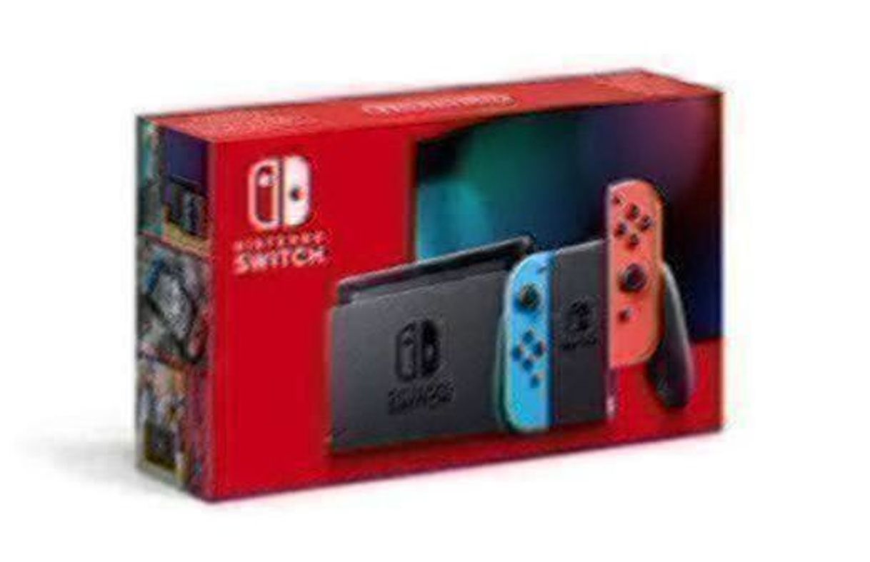 Social Nintendo Switch - Consola color Azul Neón/Rojo Neón