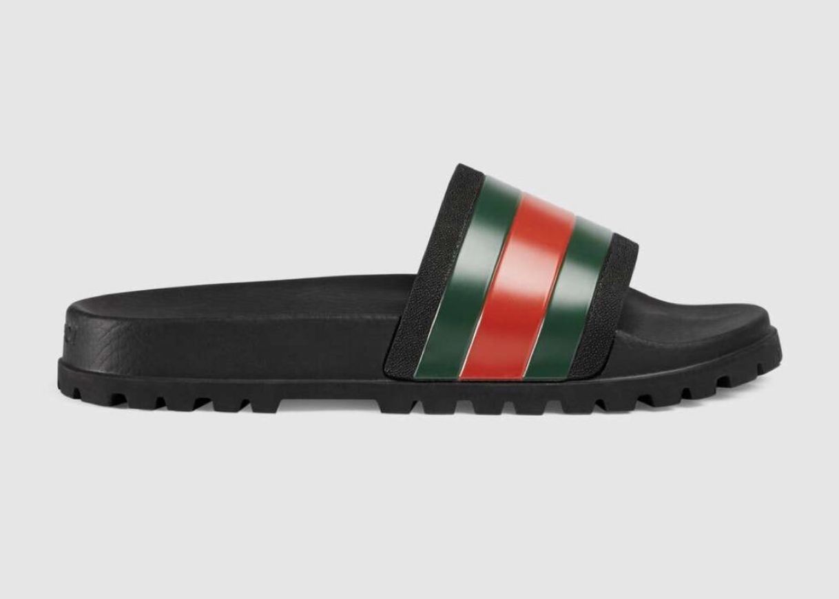 Moda Gucci Web slide sandal