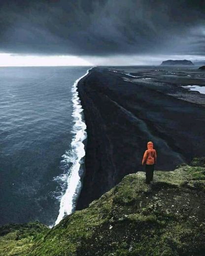 Praia da areia negra - Islândia 
