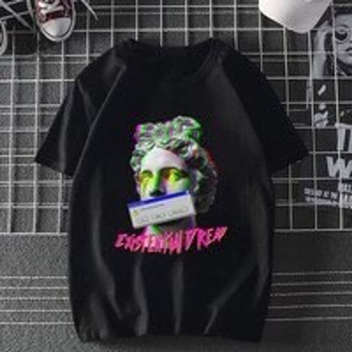 Moda Camiseta vaporwave 