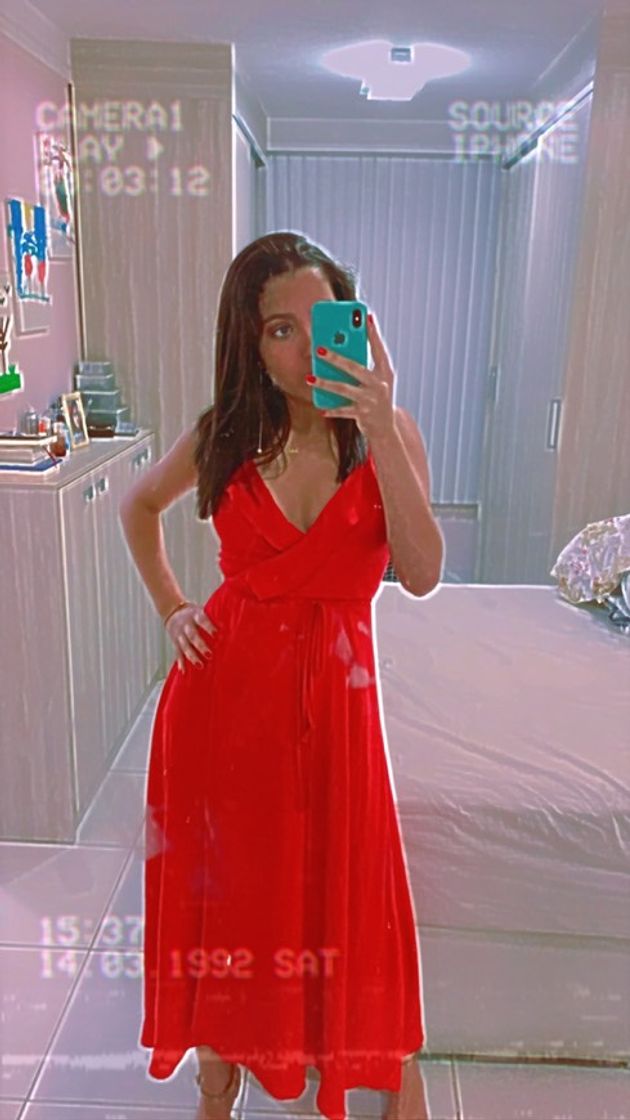 Fashion Vestido vermelho 