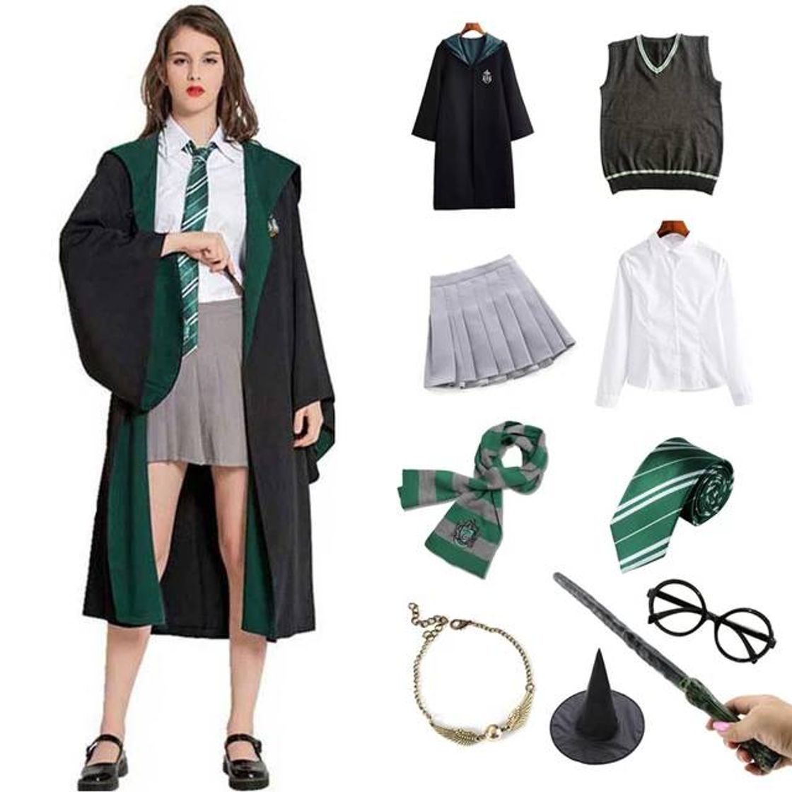 Social Crianças adultas traje de halloween hermione granger traje 