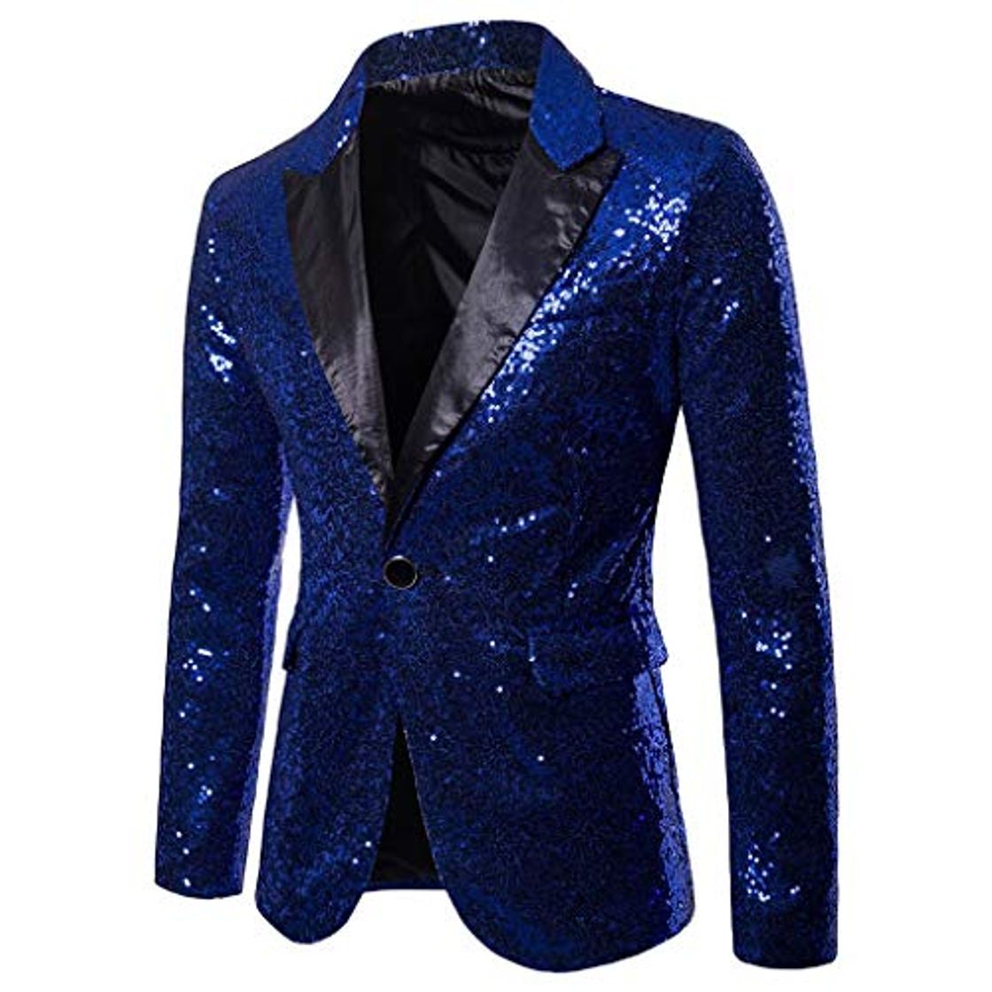 Moda Guobin Traje Hombre Fiesta,Blazer Hombre De Lentejuelas,Traje Hombre Slim Fit De Manga