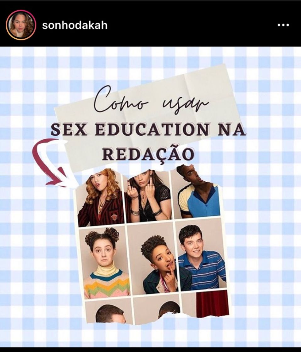 Series Sex education ( educação sexual )