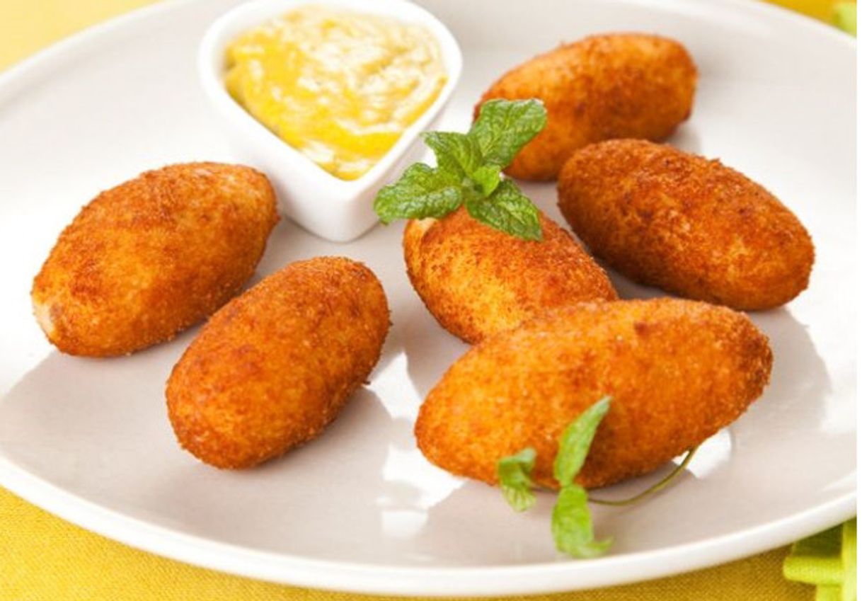 Fashion Croquete de Presunto e Queijo passo a passo 