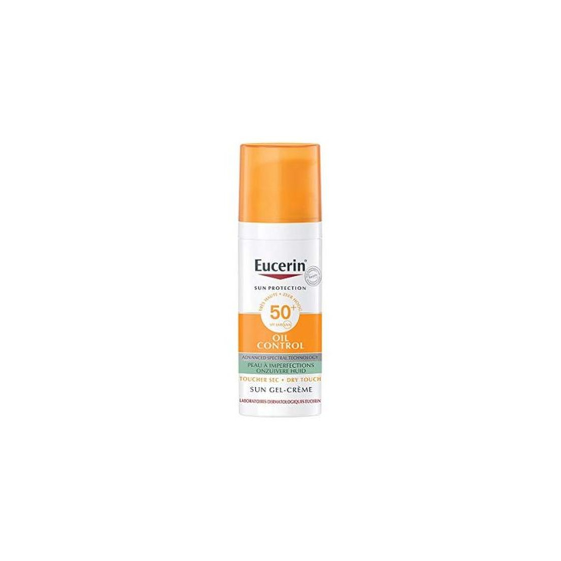 Social Eucerin sun oil control gel crème toucher sec 50ml