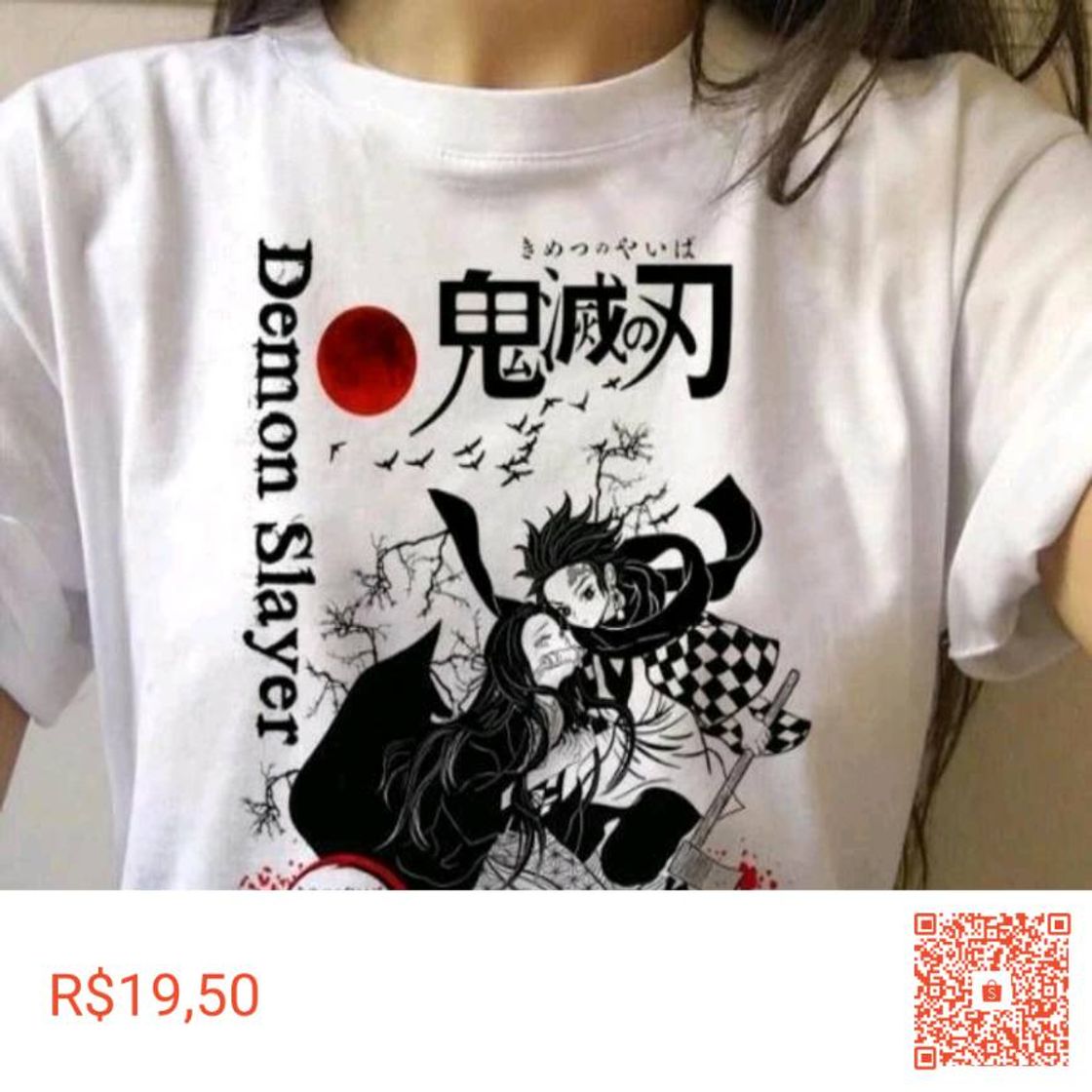 Fashion Camiseta Demon Slayer