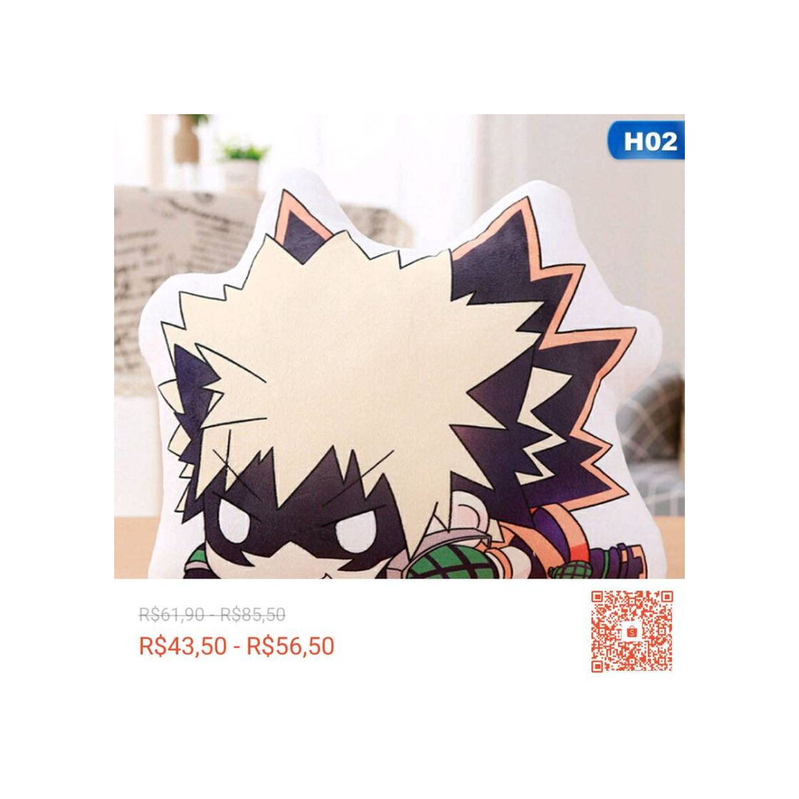 Product Bakugou Almofada Anime Boku no Hero