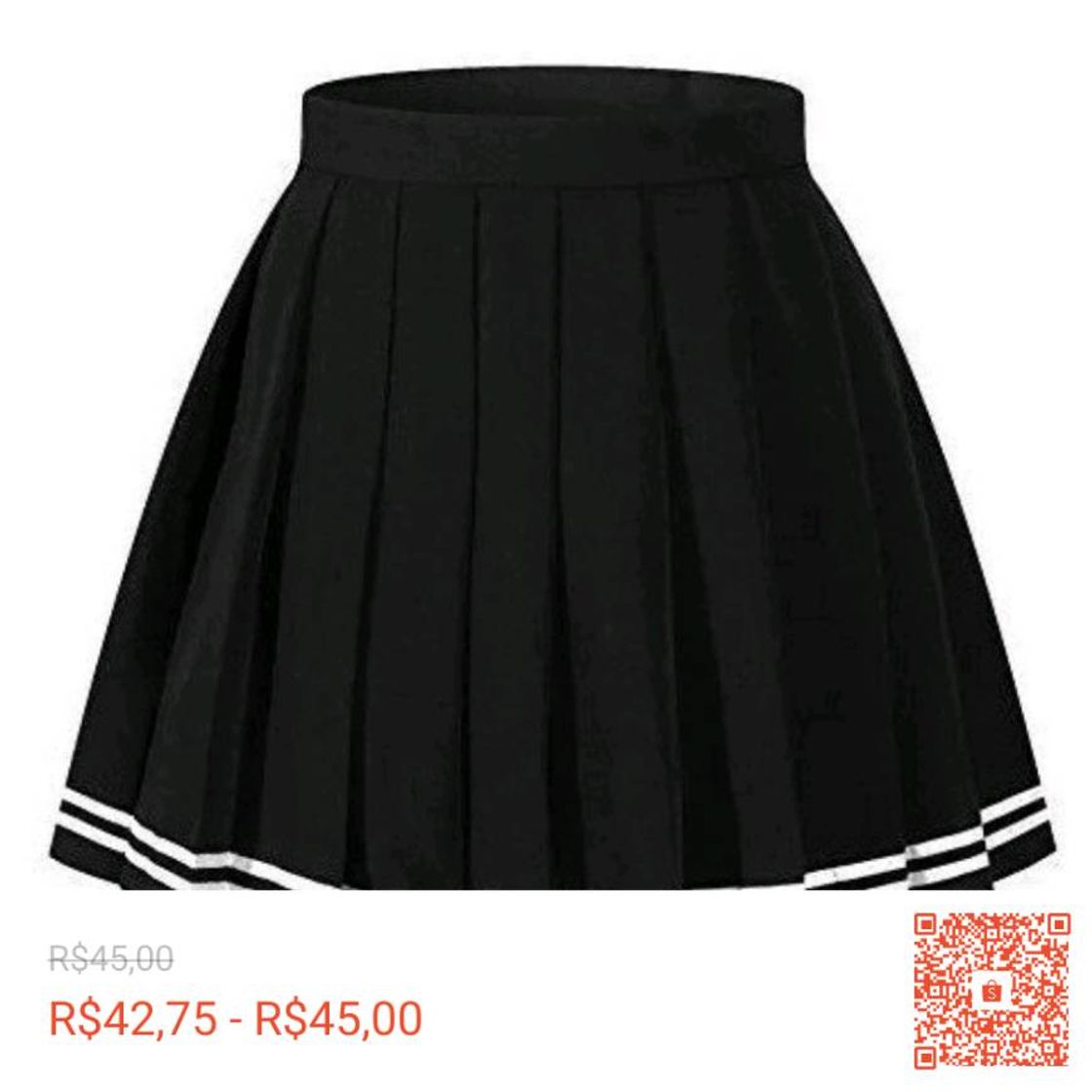 Moda Saia Colegial Anime