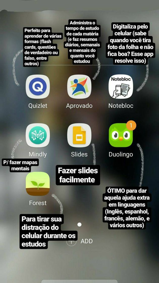 Moda apps para estudos 