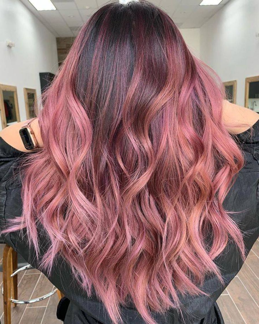 Moda Cabelo rosa 💕