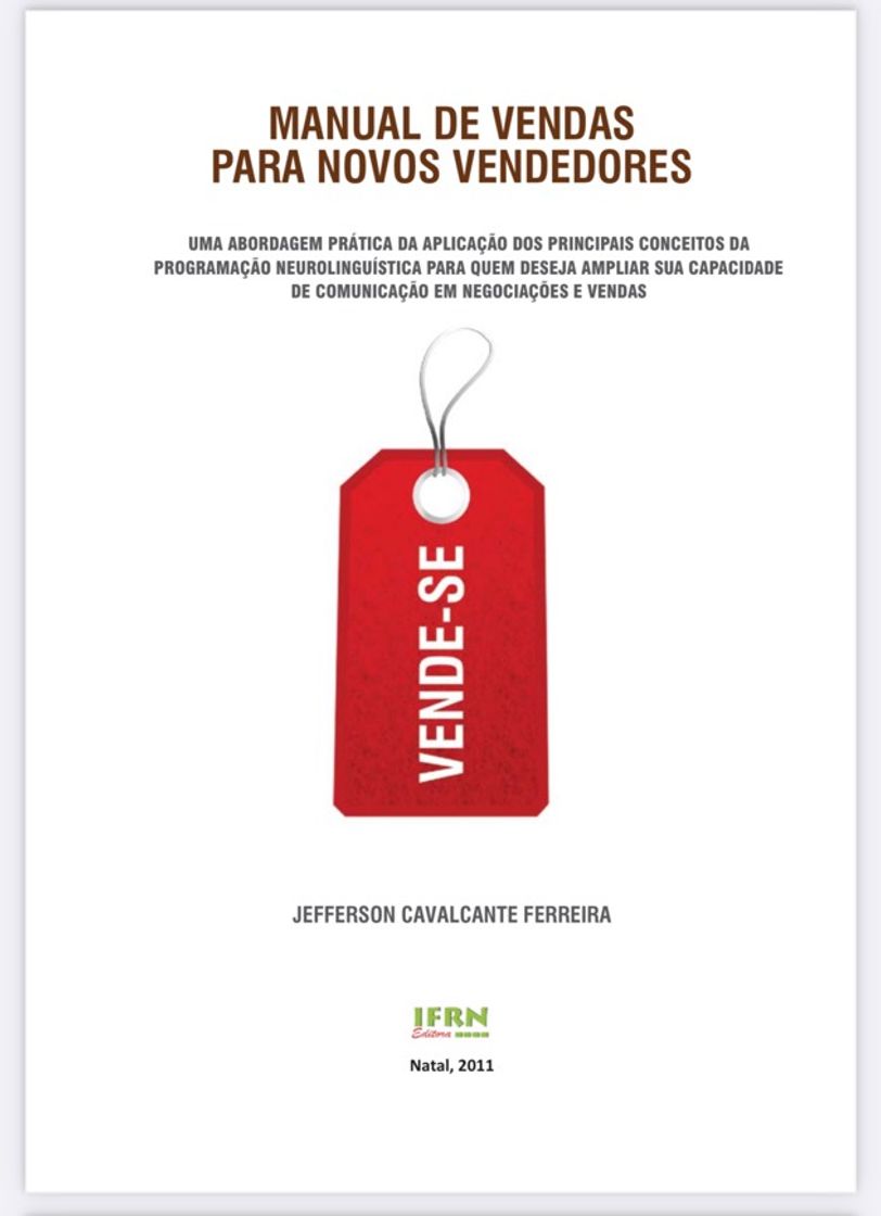 Libros MANUAL DE VENDAS PARA NOVOS VENDEDORES