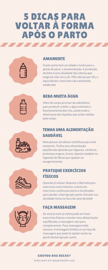 Fashion 5 dicas pra voltar a forma 