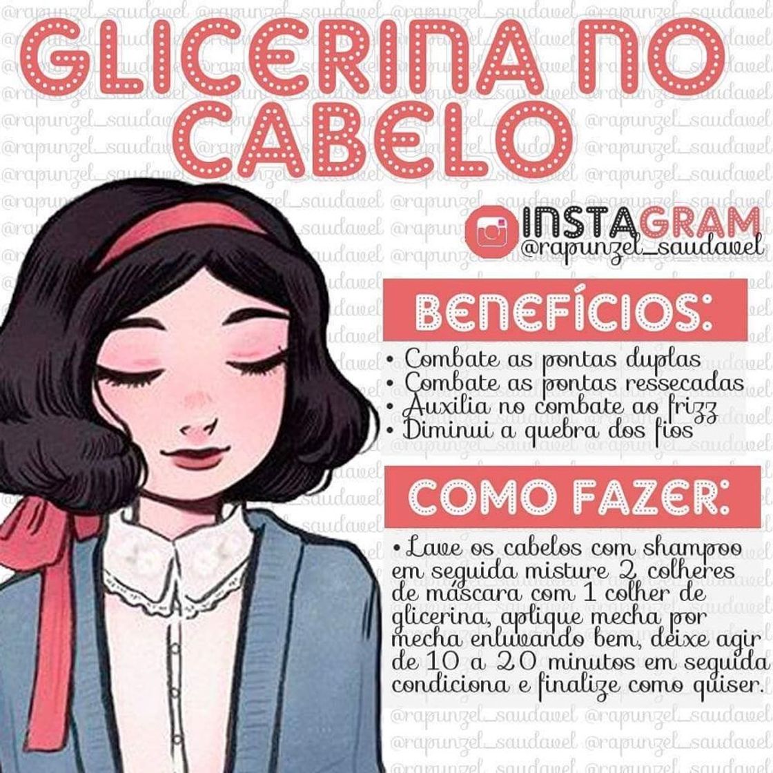 Moda Glicerina no cabelo 