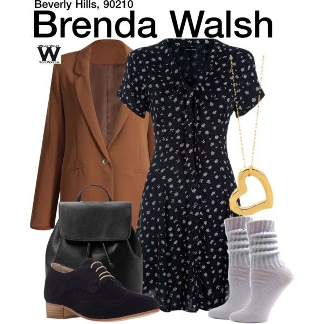 Fashion 90210 Brenda  90s white dress boots