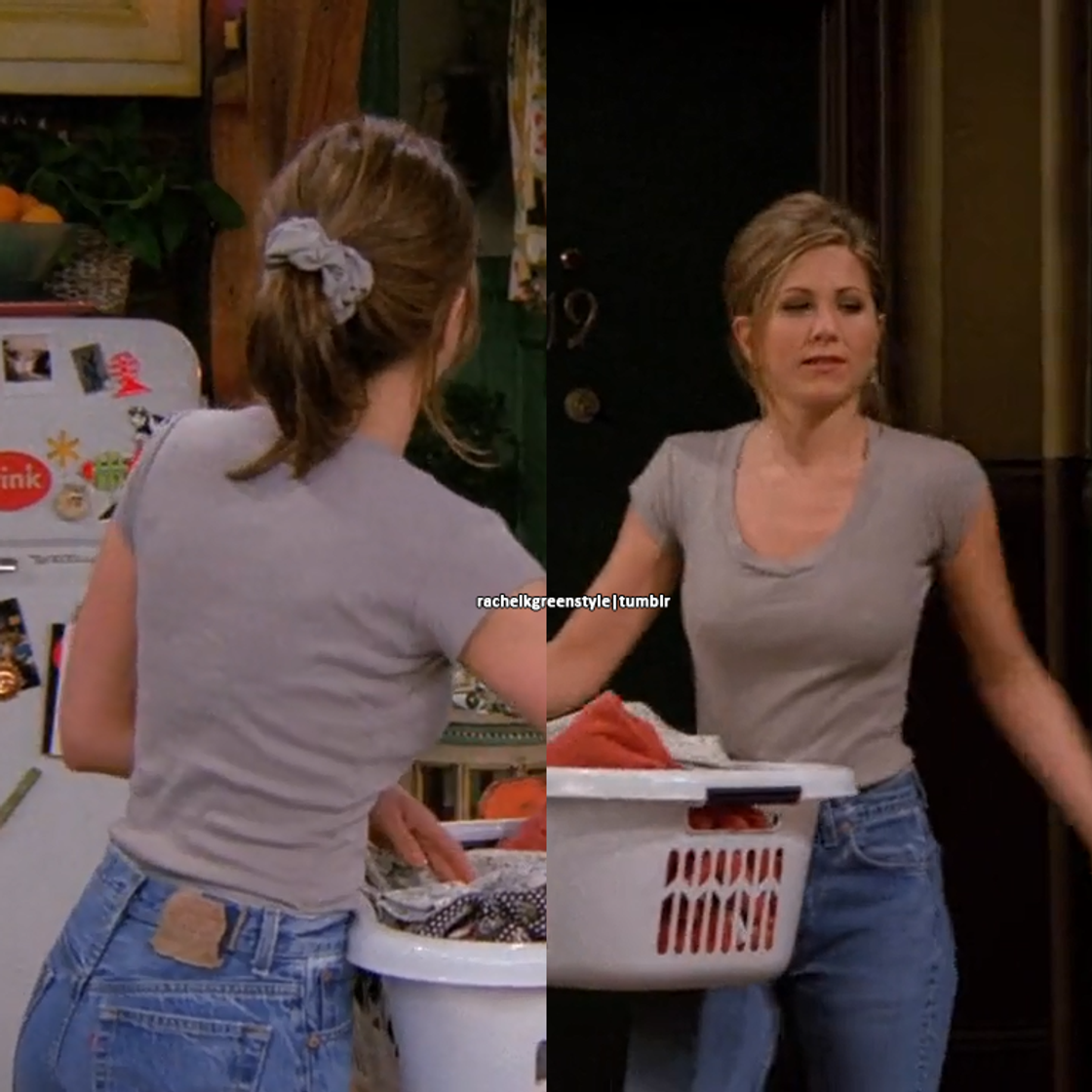 Fashion Friends looks  Rachel green jeans