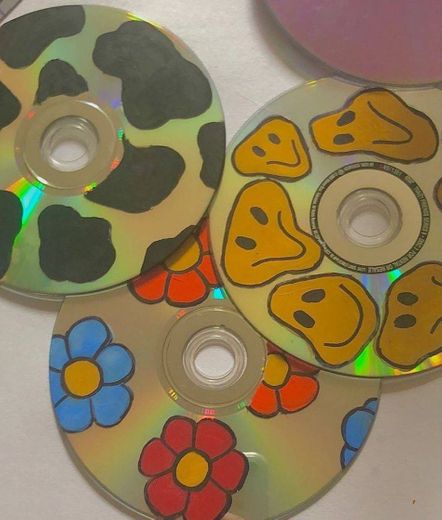 CDs pintados