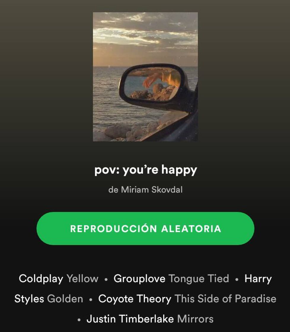 Canción Pov: You're happy