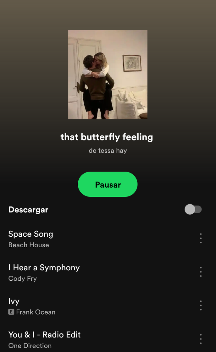 Canción That butterfly feeling