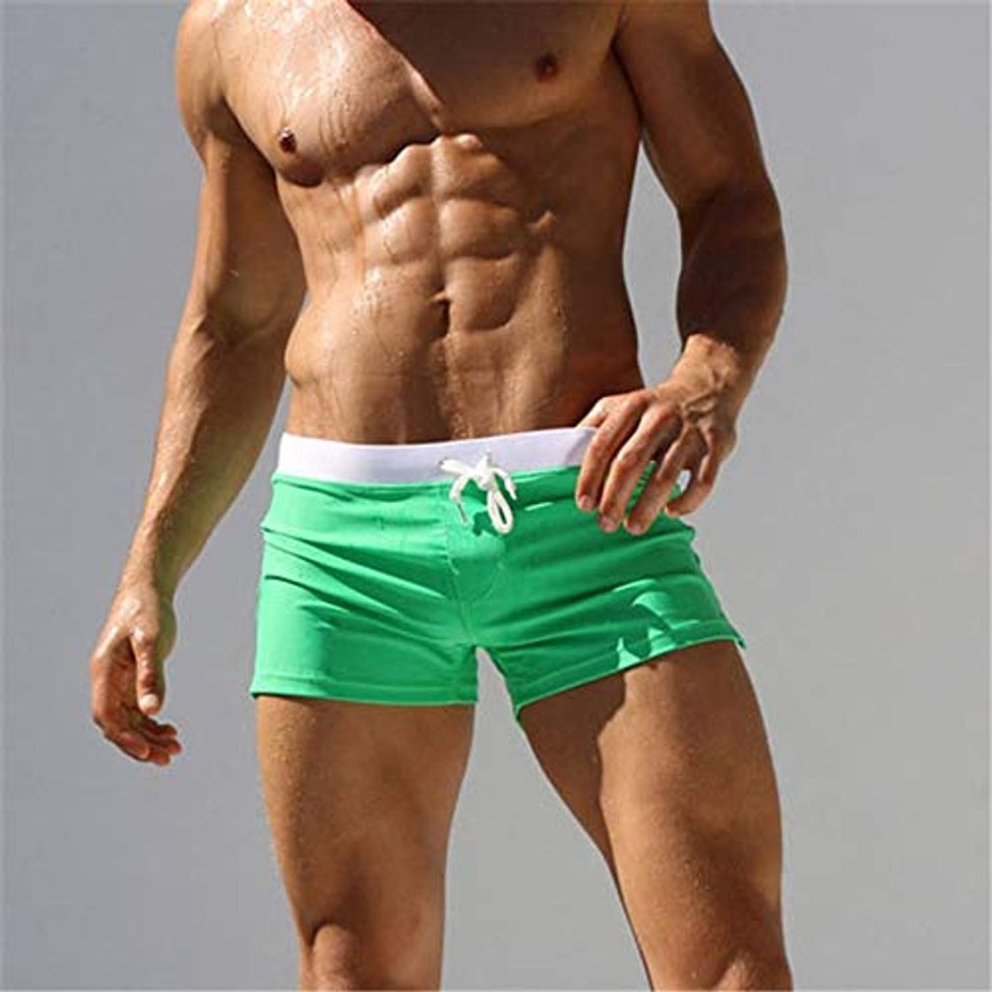 Social DECTN ALSOTO Trajes de baño Hombres Traje de baño Bañador Sunga Hot Hombres Swim Briefs Shorts de Playa Mayo Sungas De Praia Homens XXL Shorts Verdes