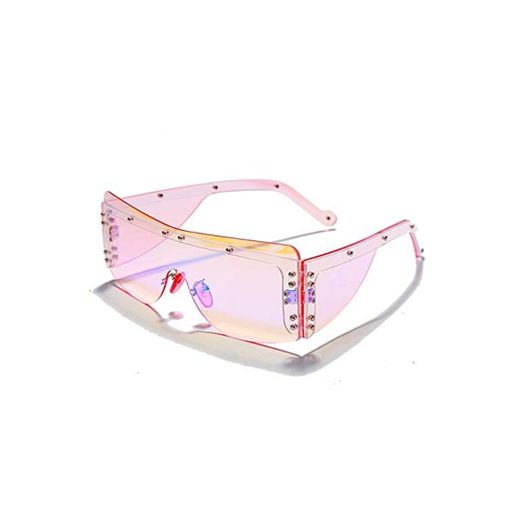 YTG Moda sem aro Quadrado óculos de Sol Femenino 2020 Marca de