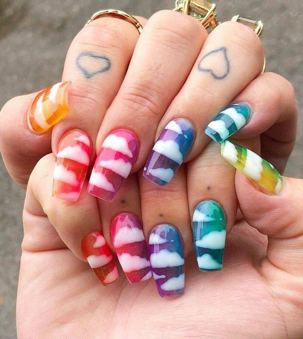 Moda Rainbow nail 