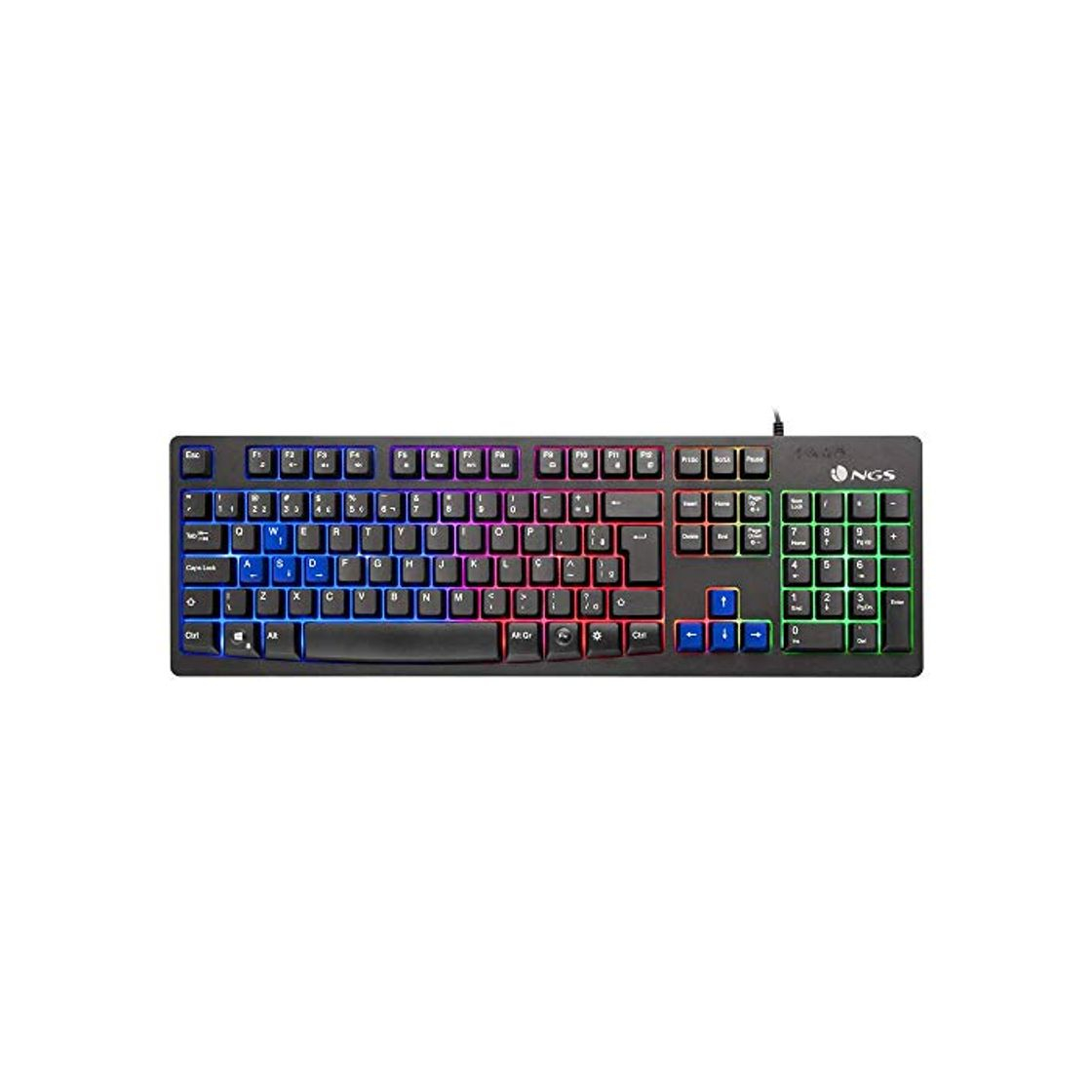 Electrónica NGS Gaming Keyboard GKX-300 - Teclado Gaming Led,