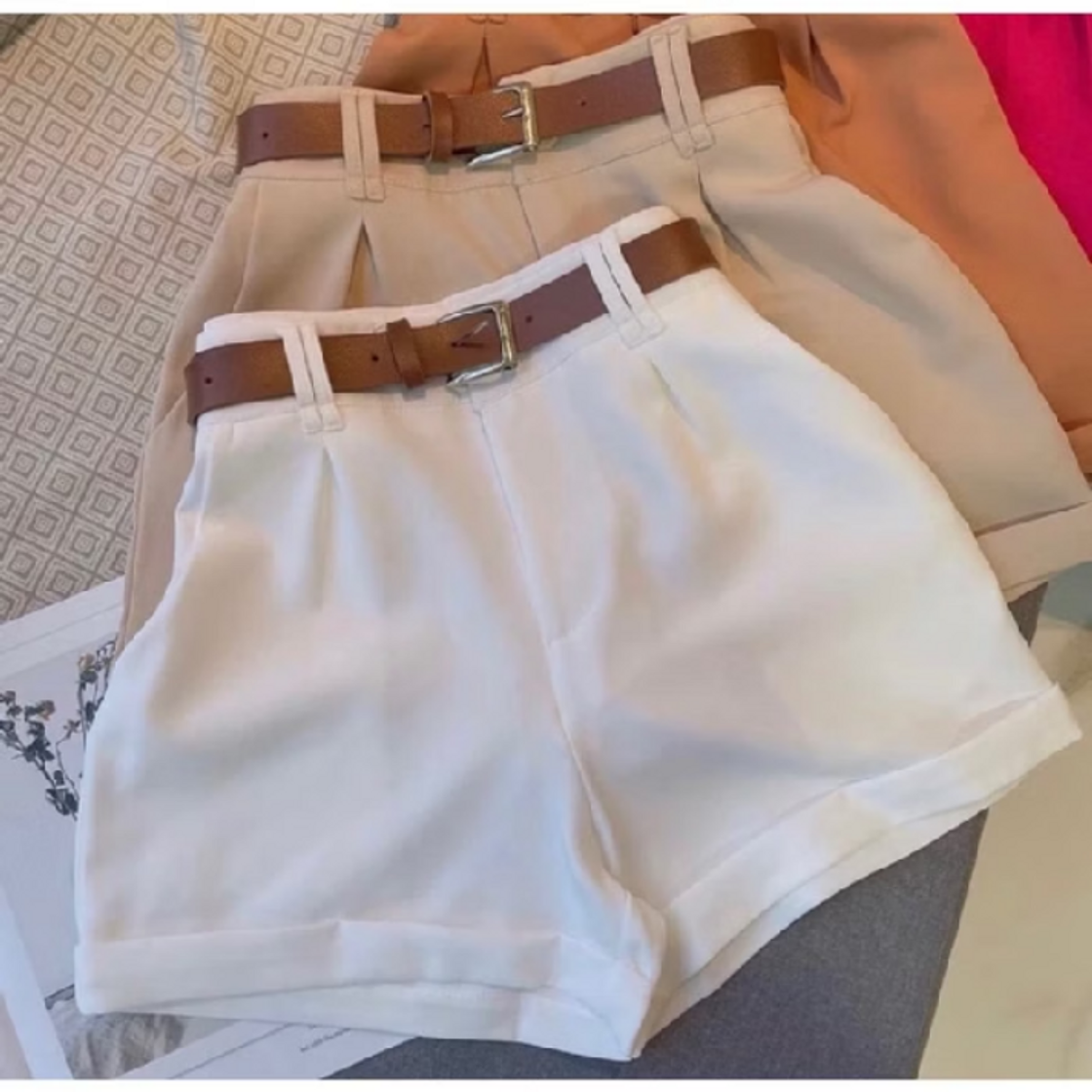 Fashion Short feminino alfaiataria 😍