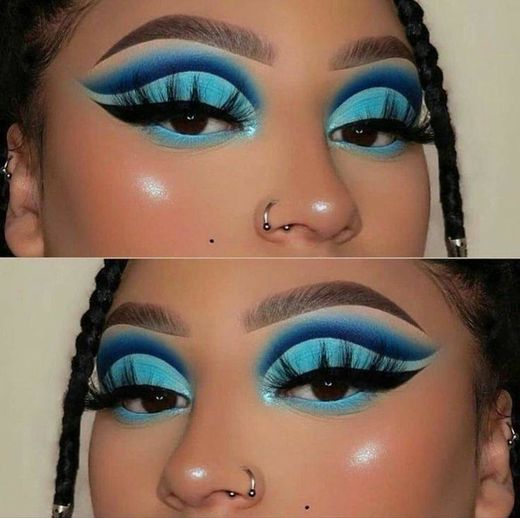 Maquiagem Azul 💙