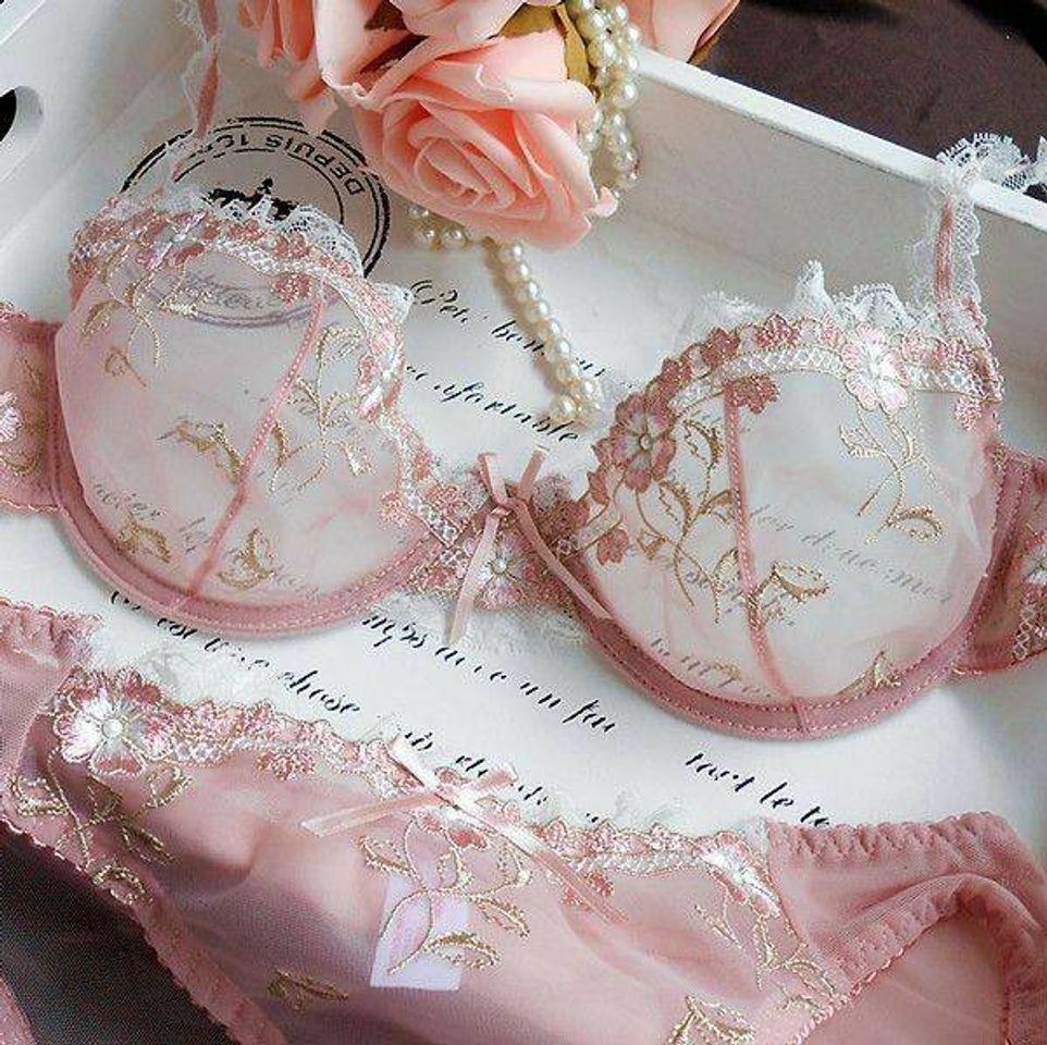 Fashion Lingerie Rosa transparente 🌸