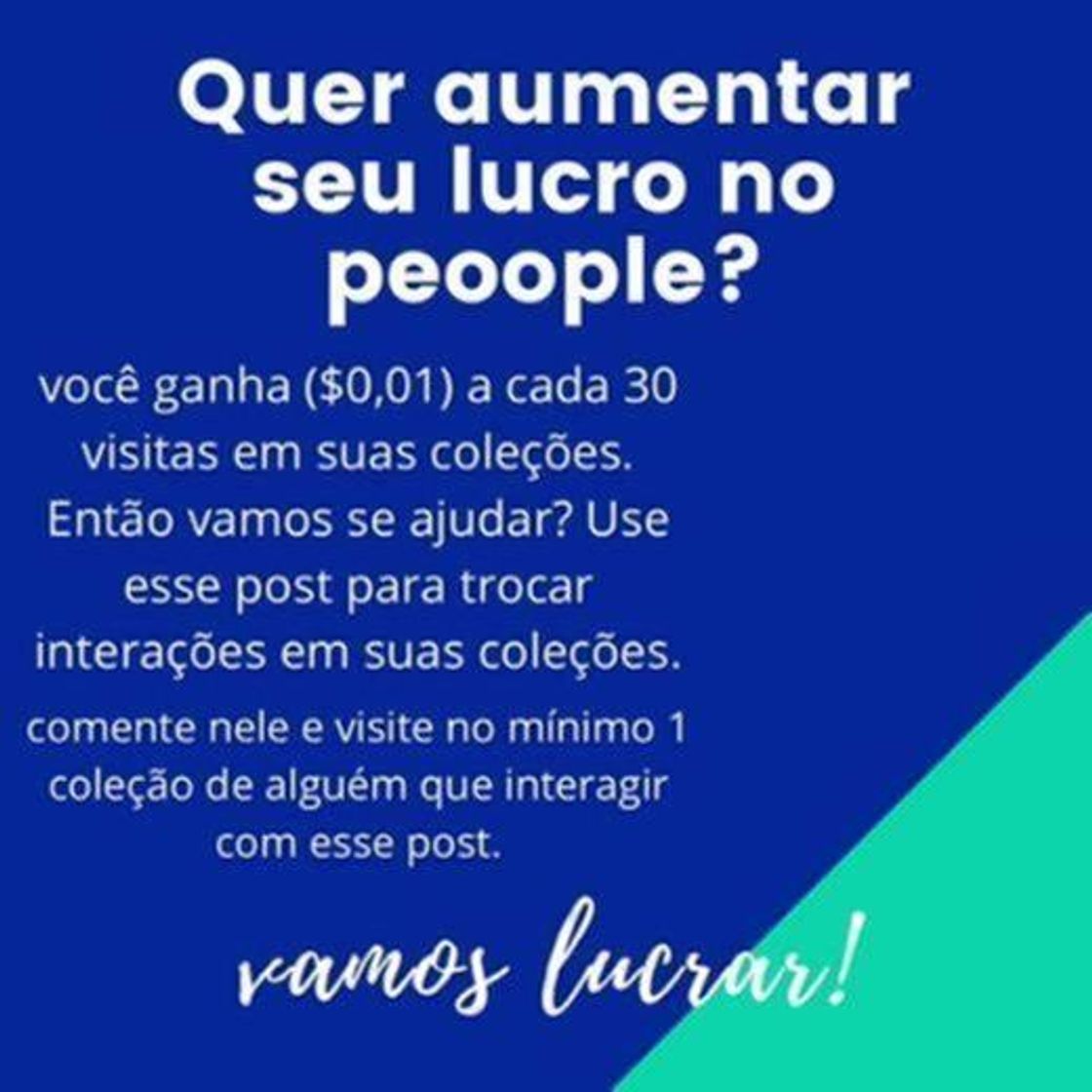 VAMOS LUCRAR! 🤑