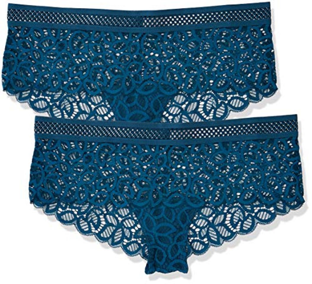 Social Marca Amazon - IRIS & LILLY Culotte de Crochet y Encaje Mujer,