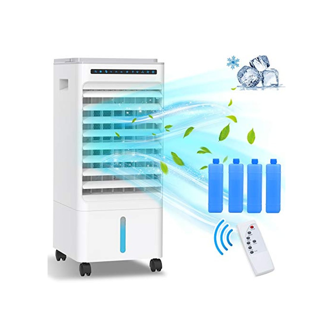 Social Enfriador de Aire Grande,Aire Acondicionado,Climatizador Evaporativo 5 en 1 Enfría