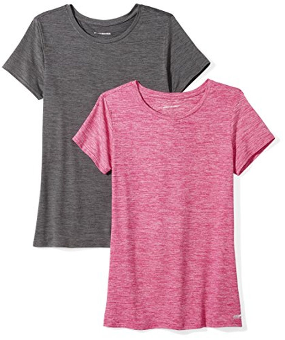 Producto Amazon Essentials 2-Pack Tech Stretch Short-Sleeve Crew T-Shirt Athletic-Shirts