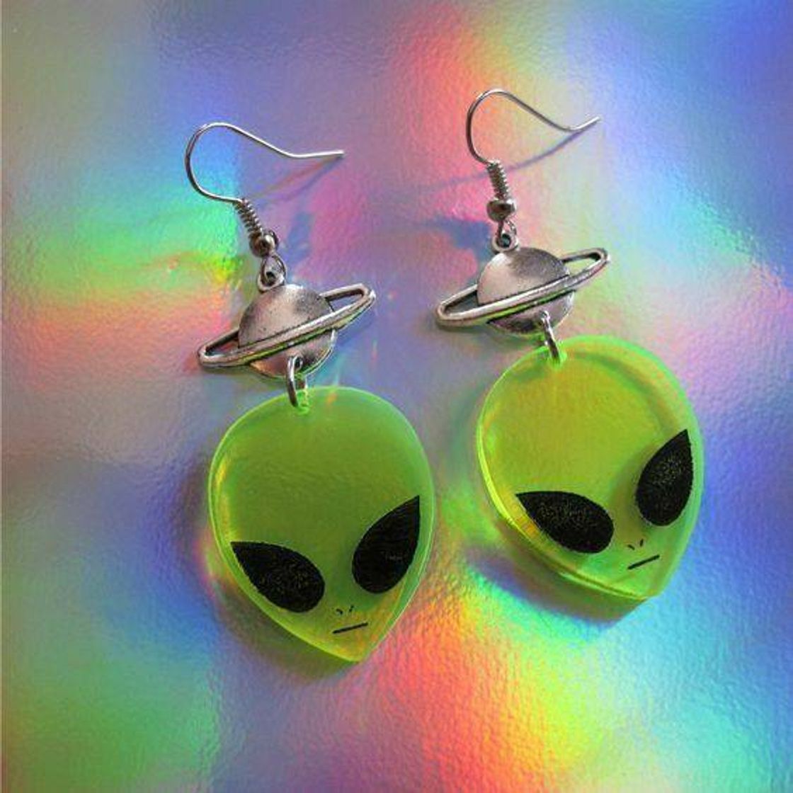 Moda Brincos de Alien