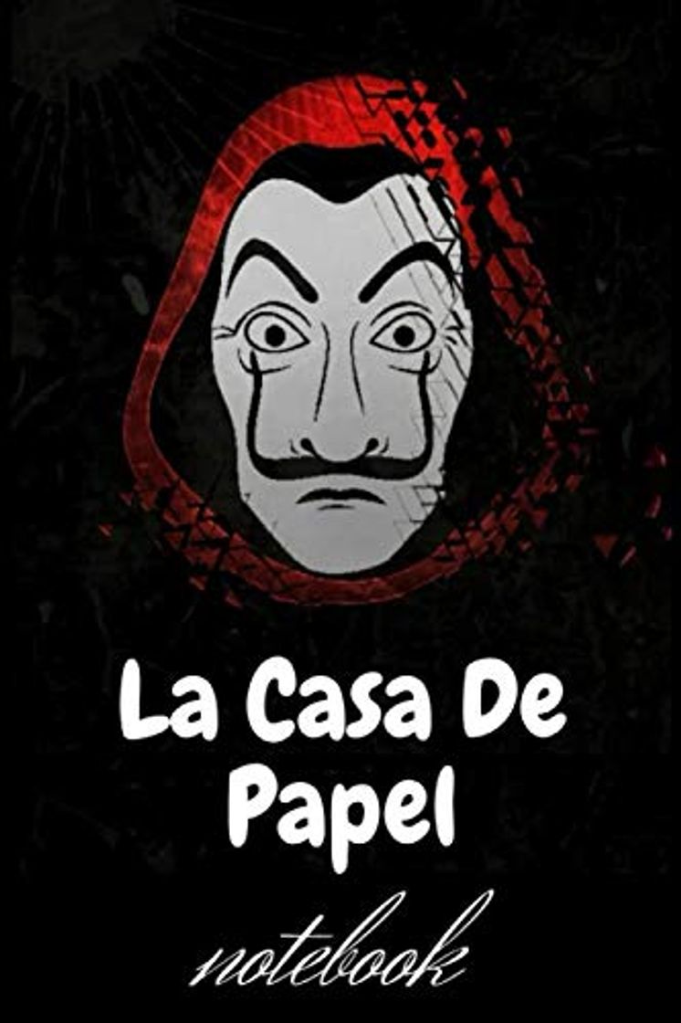 Libro La Casa De Papel: La Casa De Papel: notebook, 110 lined pages, 6x9