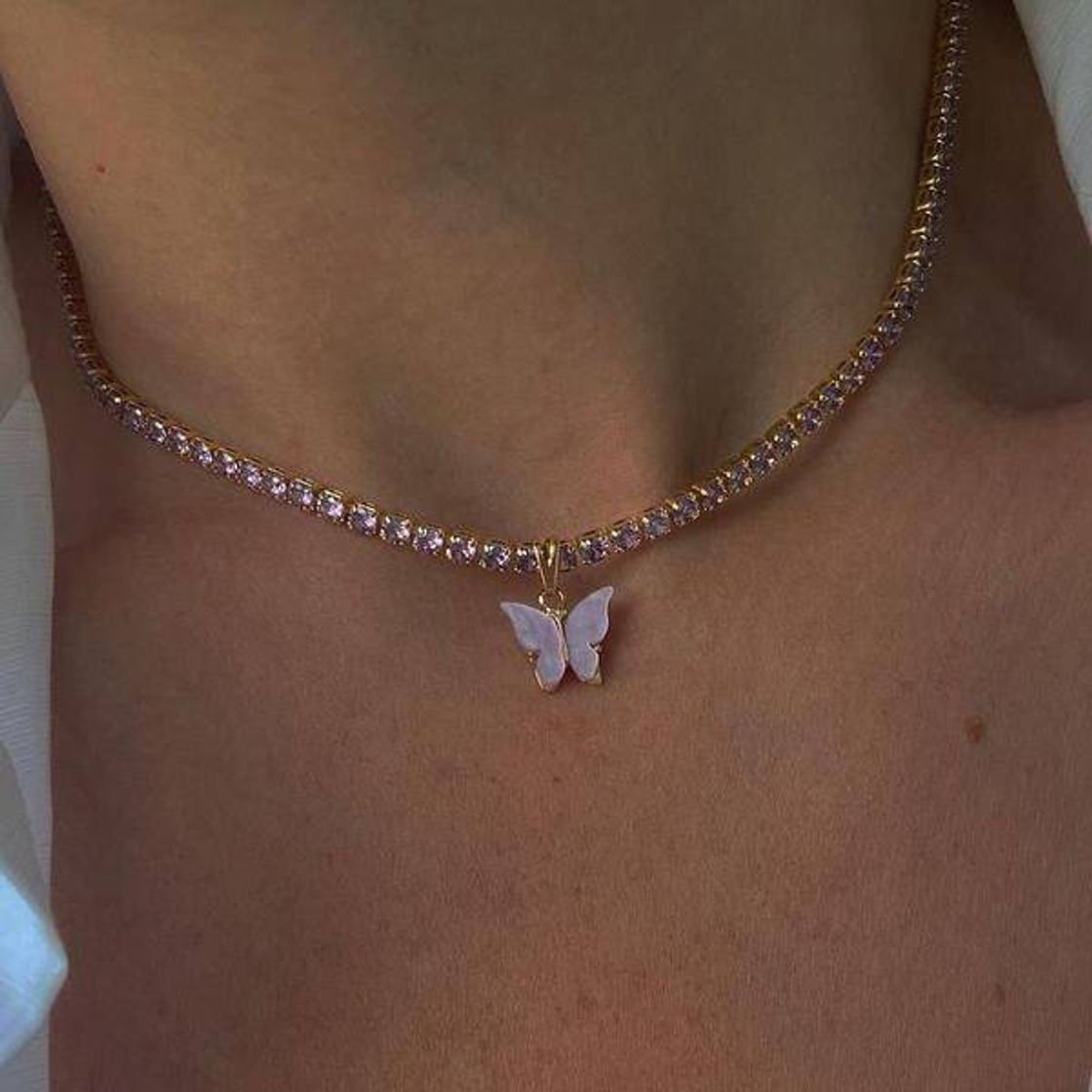 Lilac butterfly chain