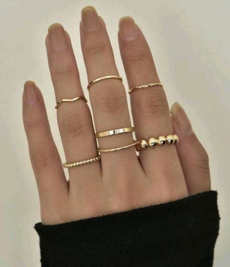 Esses anéis são muito fofos🤩