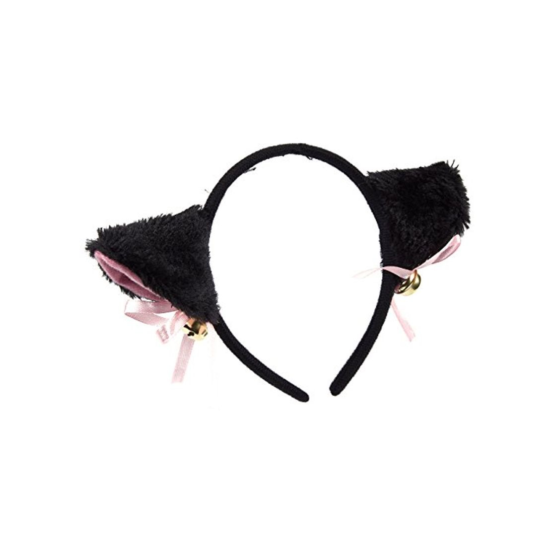 Moda Diadema de orejas de gato – Diadema de gatito para niñas con