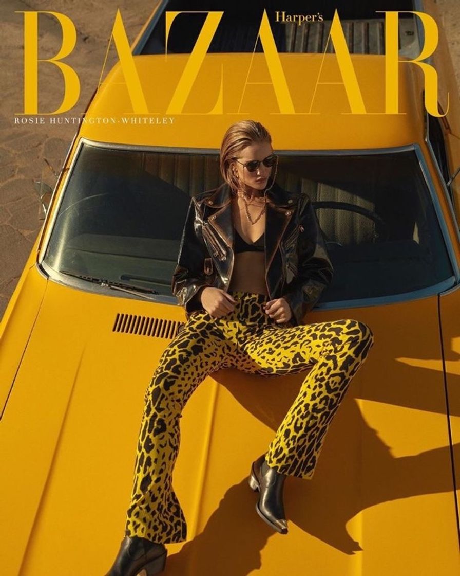 Fashion Rosie sendo Capa da Bazaar 💕