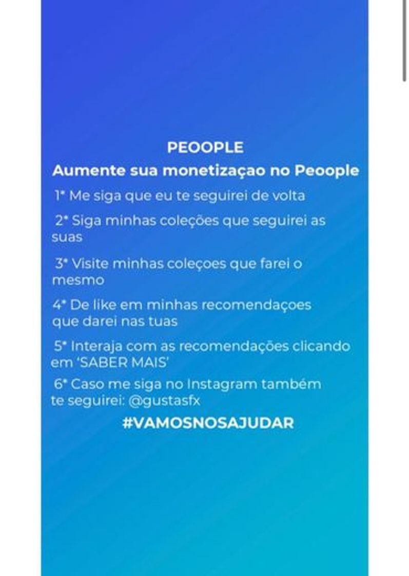 Moda Vamos se ajudar 👏💙