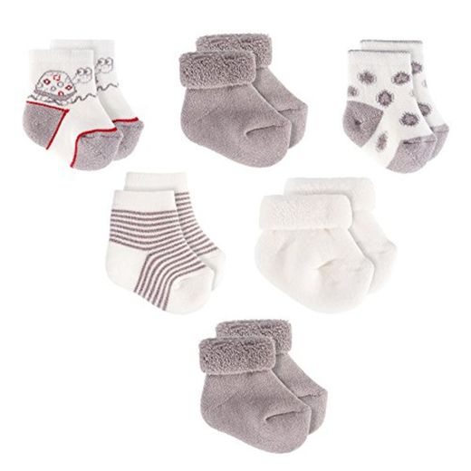 Jacobs Calcetines de recién nacido/Patucos bebé de algodón - Lote 6 pares