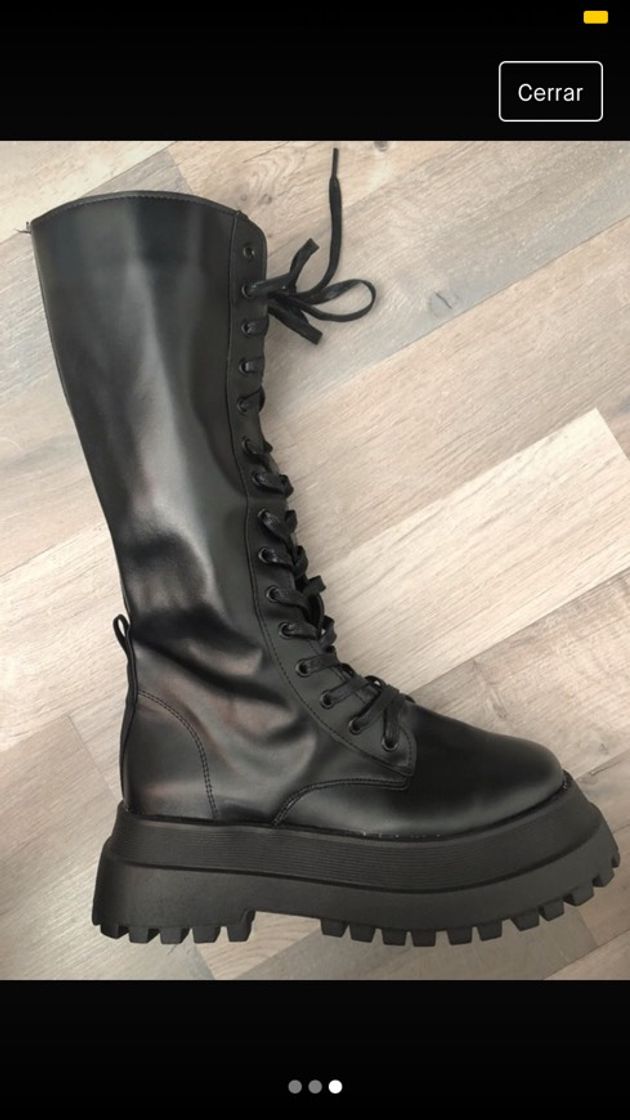 App Vendo botas militares altas con cordones talla 37 (38€)