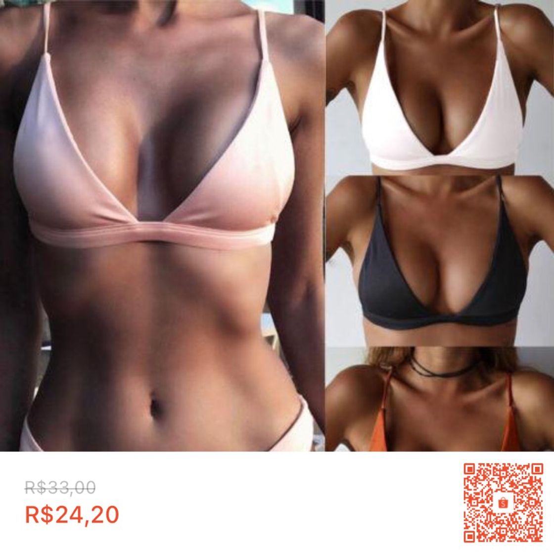 Moda Exemplos de biquínis na Shopee 👙💙