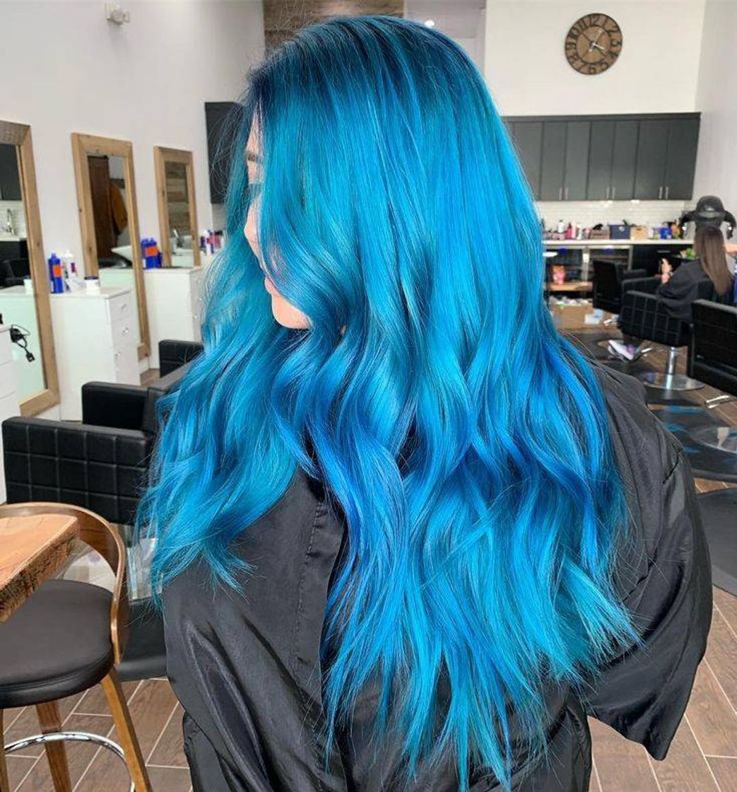 Fashion Cabelo azul