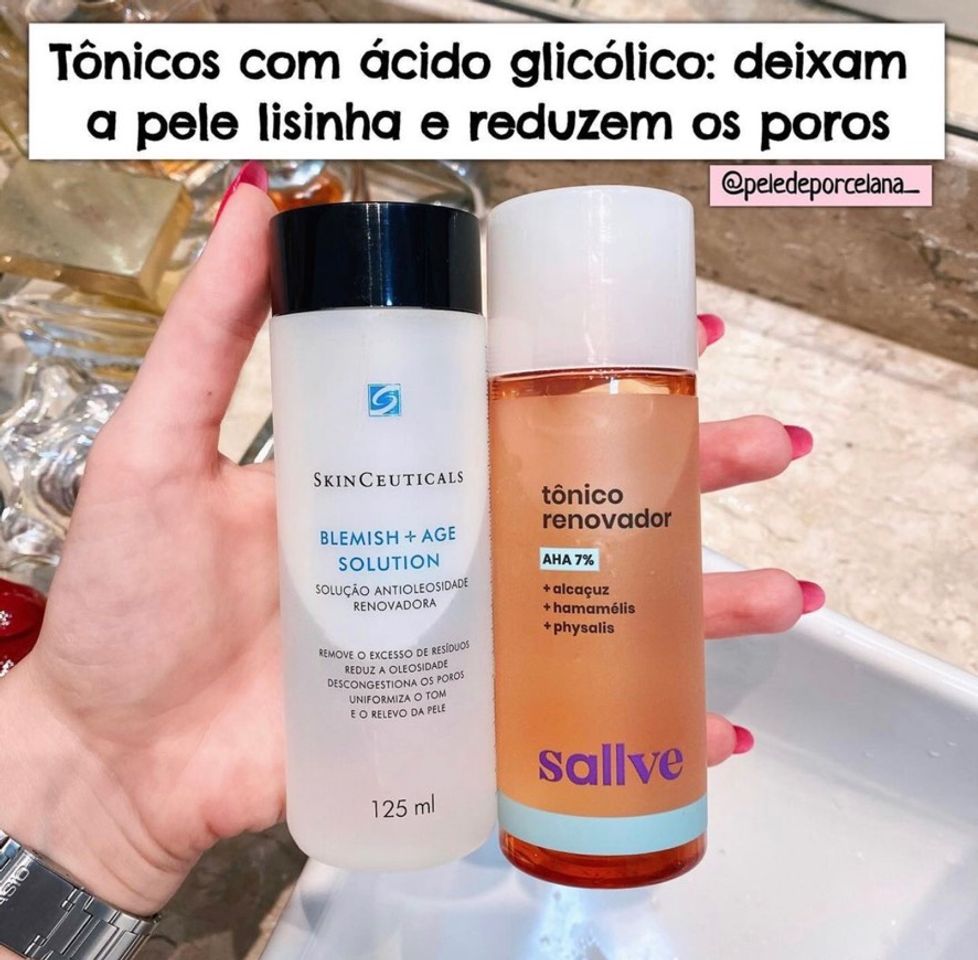 Moda Tônicos com ácido glicólico 