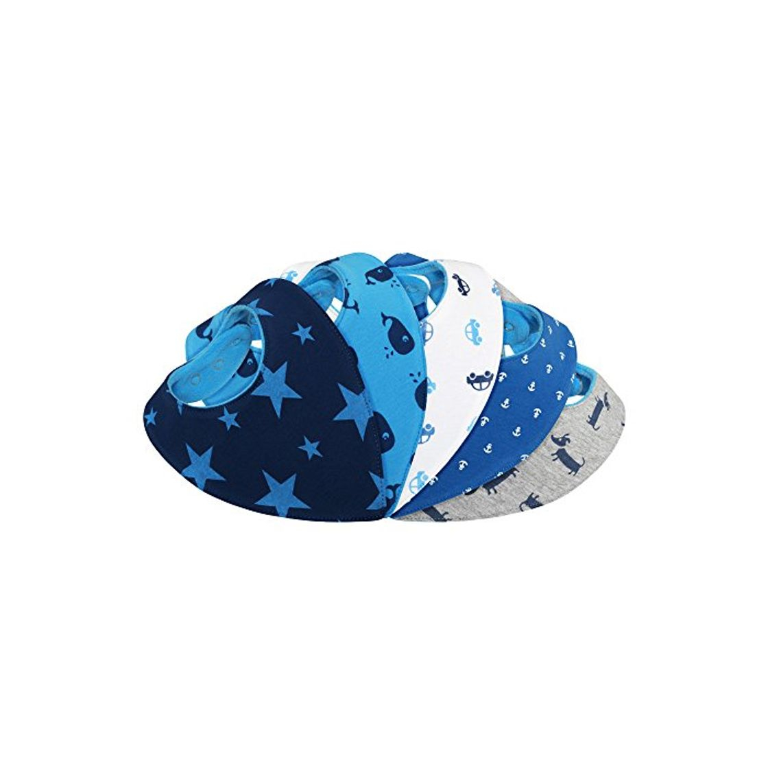 Social Lilly and Ben® Baberos Bebe Babero Bandana triangulo