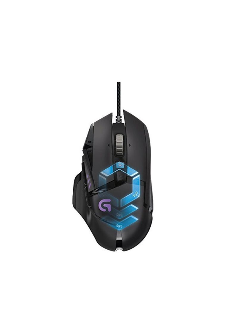 Electrónica Logitech G502 Proteus Spectrum - Ratón para gaming con RGB ajustable y