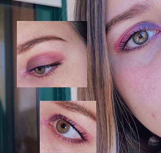 Pink purple eyeshadow 